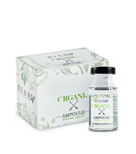 Ampoules cheveux Organic 6x10ml après HaarBotox Organic | Diana Beauty & Creative