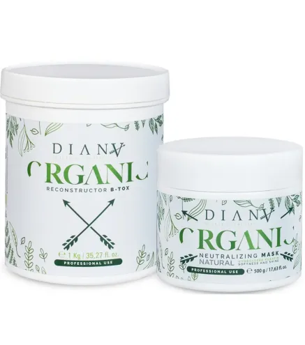 Botox Capillaire Organic pour cheveux crépus 1000ml + 500ml | Diana Beauty & Creative