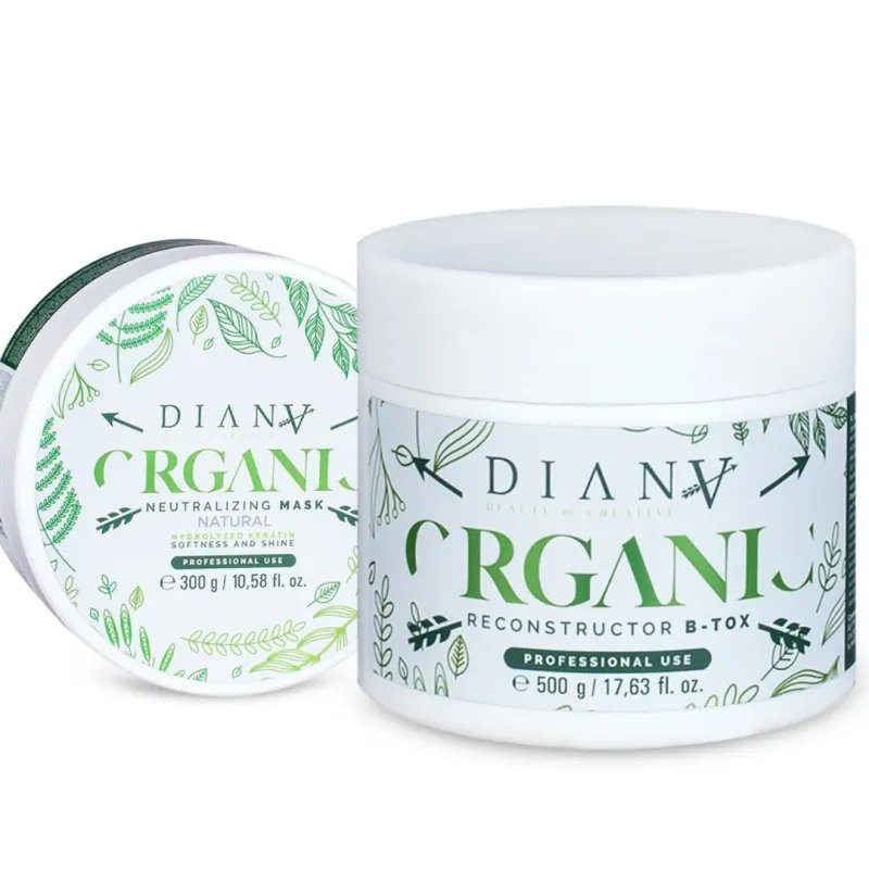 Botox Capillaire Organic pour cheveux crépus 500g + 300g | Diana Beauty & Creative
