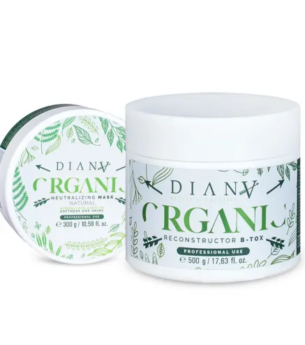 Botox Capillaire Organic pour cheveux crépus 500g + 300g | Diana Beauty & Creative