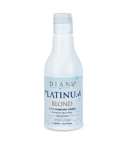 Platinum – Shampooing cheveux blonds après botox capillaire 300 ml | Diana Beauty & Creative