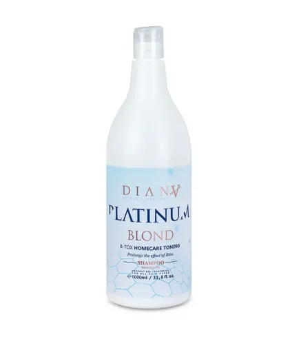 Platinum – Shampooing cheveux blonds après botox capillaire 1000ml | Diana Beauty & Creative