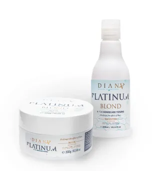 Platinum Care – Haarbotox Set voor Blond Haar 300ml + 300g | Diana Beauty & Creative