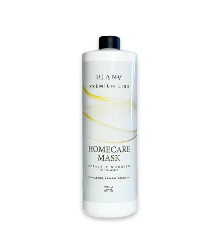 Premium Line Homecare Mask – Maska do włosów po botoxie, keratynowym prostowaniu i nanoplastii 1000ml | Diana Beauty & Creative