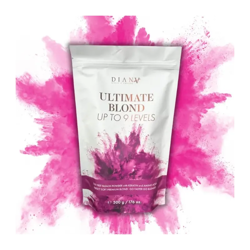 ULTIMATE Blond – Dust-Free Hair Lightener with Plex System & Plant Keratin 500g | Diana Beauty & Creative