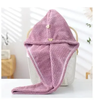 Haardoek Kapsjaal Microvezel 65x25 cm – Roze | Diana Beauty & Creative