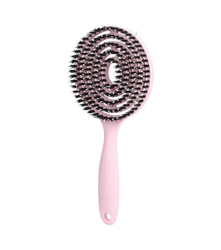 Superflexibele Haarborstel met Wildzwijnhaar – Massage, Ontklitten, Drogen | Diana Beauty & Creative