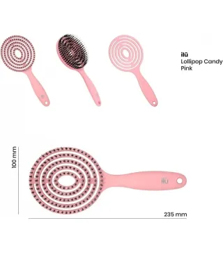 Superflexible Haarbürste mit Wildschweinborsten – Massage, Entwirren, Trocknen | Diana Beauty & Creative