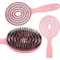 Superflexibele Haarborstel met Wildzwijnhaar – Massage, Ontklitten, Drogen | Diana Beauty & Creative