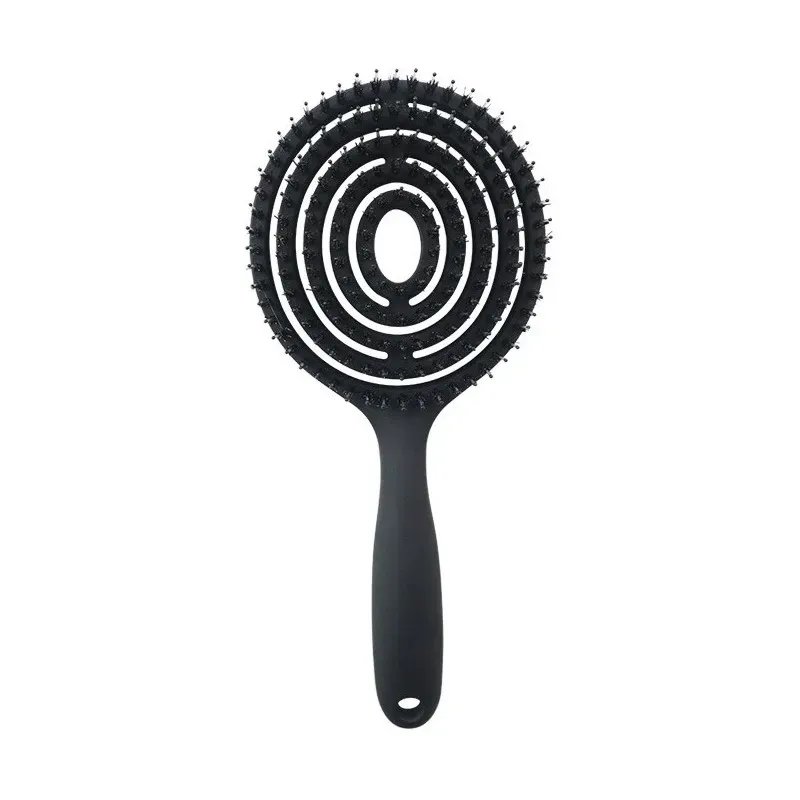 Super Flexibele Varkenshaar Haarborstel – Zwart – Massage, Ontwarren, Drogen | Diana Beauty & Creative Super Flexibele Varkenshaar Haarborstel – Zwart – Massage, Ontwarren, Drogen | Diana Beauty & Creative