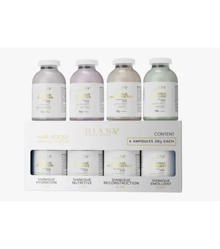 Shinique Hair Boost Elixir – Set of 4 Professional Hair Boosters 4x20ml | Diana Beauty & Creative