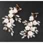 Handgefertigte Hochzeitsohrringe mit Strasssteinen Cylia Handgefertigte Hochzeitsohrringe mit Strasssteinen Cylia