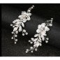 Earrings 'Liria' with Crystals and Handcrafted Design Earrings 'Liria' with Crystals and Handcrafted Design