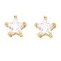 Vergoldete Edelstahlohrringe GOLD STARS Vergoldete Edelstahlohrringe GOLD STARS