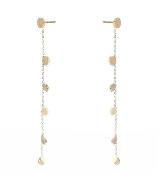 Boucles d'oreilles 'Night Vision' Plaqué Or 14k