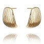 Boucles d'oreilles 'Elegant Gold' Plaqué Or 14k