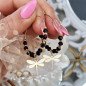 Ohrringe 'Dragonfly Circles' mit Schwarzen Steinen und Goldenen Libellen, Vergoldet mit 14k Gold Ohrringe 'Dragonfly Circles' mit Schwarzen Steinen und Goldenen Libellen, Vergoldet mit 14k Gold