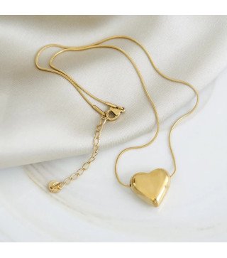 Collier en acier inoxydable BIG HEART