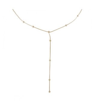 Stainless steel necklace with falling drops Bottega