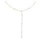 Collier en acier inoxydable avec gouttes tombantes Bottega