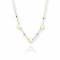 Gold-plated stainless steel necklace BOHO hearts