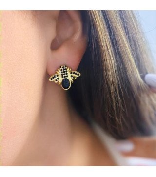 Boucles d'oreilles en acier inoxydable WASP