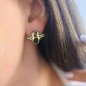 Stainless steel earrings WASP