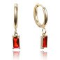 Boucles d'oreilles en acier inoxydable RED EYE Boucles d'oreilles en acier inoxydable RED EYE