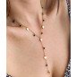 Stainless Steel Necklace "CIRCLES" gold black Stainless Steel Necklace "CIRCLES" gold black