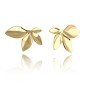 Boucles d'oreilles en acier inoxydable PETALS FLOWER or