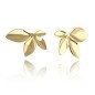 Stainless steel earrings PETALS FLOWER gold Stainless steel earrings PETALS FLOWER gold