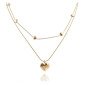 Stainless Steel Necklace "HEARTS" double hearts Stainless Steel Necklace "HEARTS" double hearts