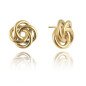 Boucles d'oreilles en acier inoxydable FOUR CIRCLES or