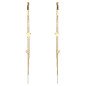Stainless steel earrings HANGING GOLD HEARTS Stainless steel earrings HANGING GOLD HEARTS