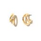 14K gold-plated stainless steel earrings AMSTERDAM 14K gold-plated stainless steel earrings AMSTERDAM