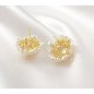 Kolczyki stal szlachetna PEARLS FLOWERS