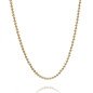 Collier en acier inoxydable plaqué or 14K