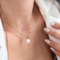 Collier en acier inoxydable "Perle Délicate" Collier en acier inoxydable "Perle Délicate"