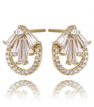Earrings 'Splende' Gold Plated with 14k Gold