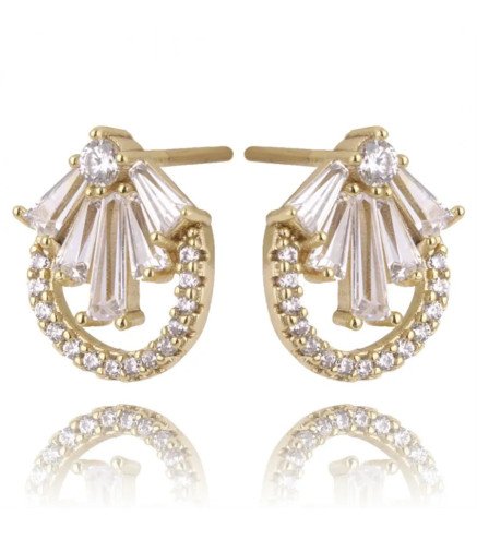 Earrings 'Splende' Gold Plated with 14k Gold
