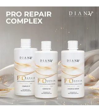 Pro Repair Capilare Complex - régénération intensive sans lisseur Set 01 500ml, 02 500ml et shampooing pré-traitement 500ml
