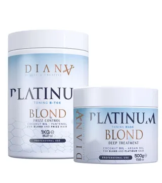 Haar- Botox Platinum für Blonde Set 1000ml + 500ml