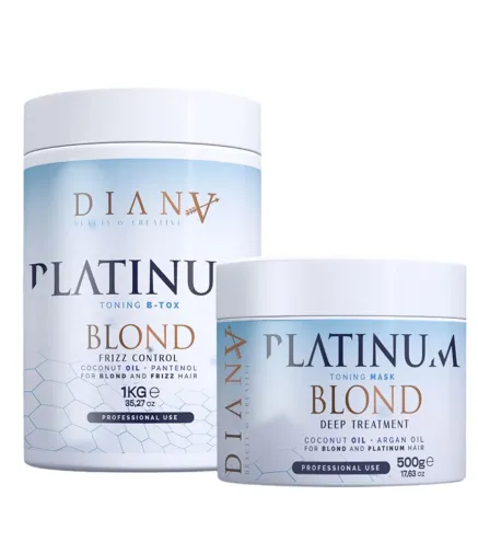 HaarBotox Platinum behandeling voor blond haar set 1000ml + 500ml