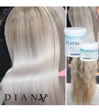 Platinum HaarBotox  behandeling voor blond haar set 500ml + 300ml
