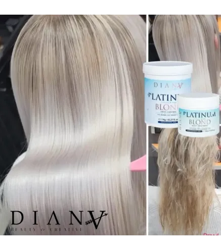 Platinum HaarBotox  behandeling voor blond haar set 500ml + 300ml