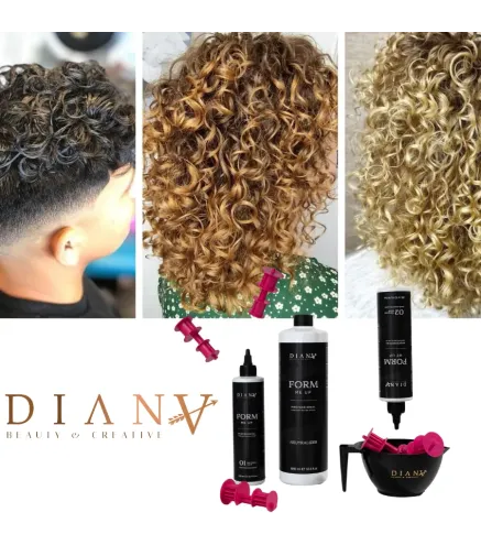 FORM me UP organic Curl & Wave Perm - 02 permanent wave for colored, highlighted and sensitive hair 300 ml
