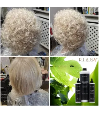 FORM me UP organic Curl & Wave Perm - 02 trwała ondulacja dla kolorowych, rozjaśnionych i wrażliwych włosów 300 ml