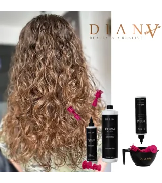 FORM me UP organic Curl & Wave Perm - 02 vague permanente pour cheveux colorés, éclaircis et sensibles 300 ml
