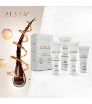 Bioliss – Professionele Set: Bioplastie 250 g + Reinigende Shampoo 100 ml + Shampoo 250 ml + Masker 250 ml