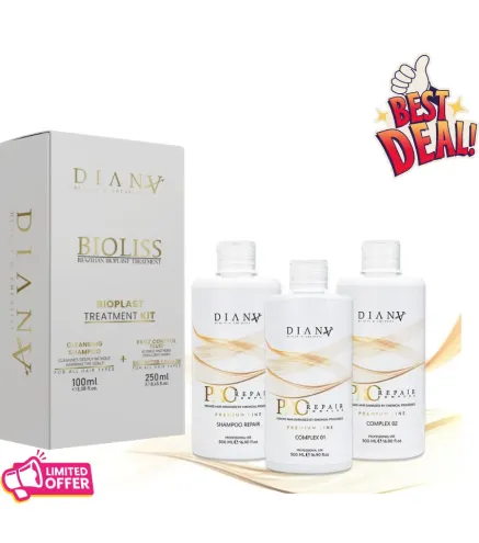Professionele Set: Bioplastie 250 g + Reinigende Shampoo 100 ml + Pro Repair Complex